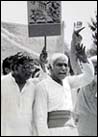 Baba Amte at Narmada Andolan